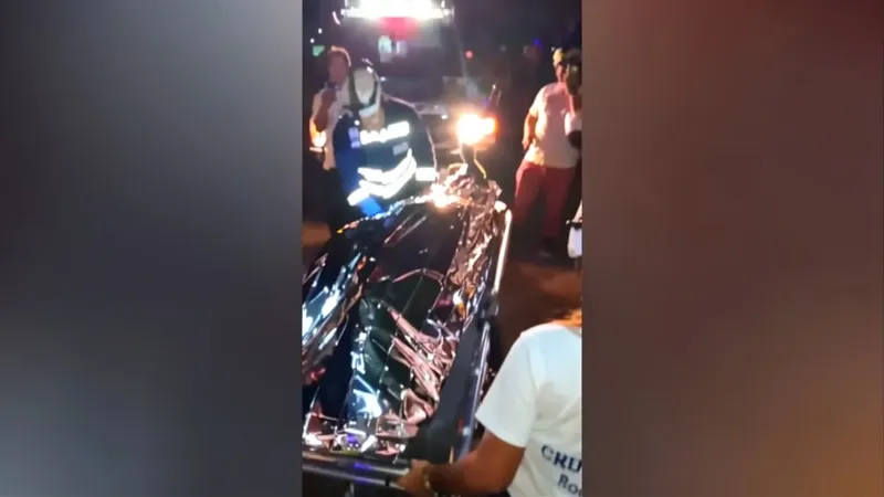 Joven pierde la vida tras perder el control en una curva de la pista suburbana