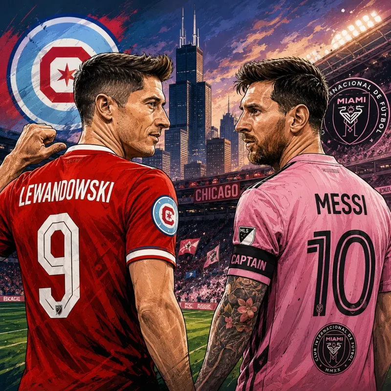 Lewandowski ficha por Chicago y reta a Messi