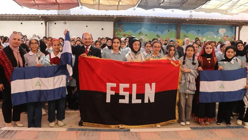 Con amor patrio, Nicaragua conmemora 205 años de Independencia en Palestina