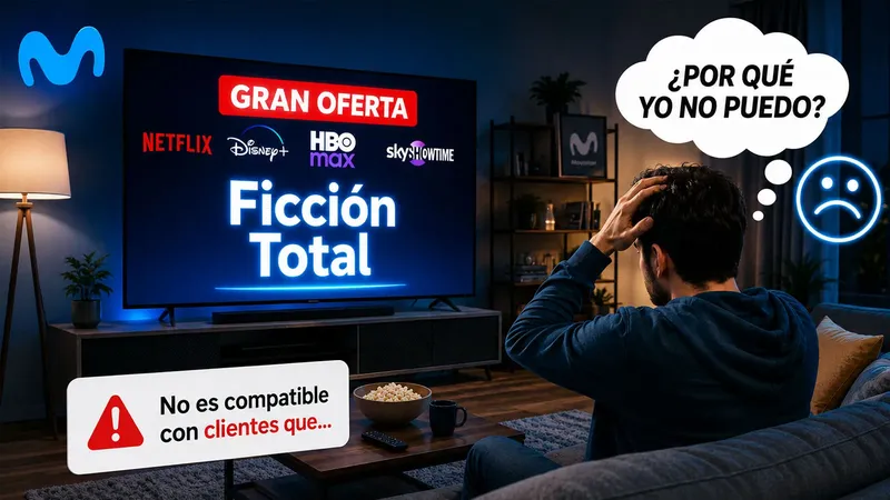 Muchos clientes de Movistar quieren esta oferta de streaming, pero no pueden por un motivo: «No es compatible con clientes que…»