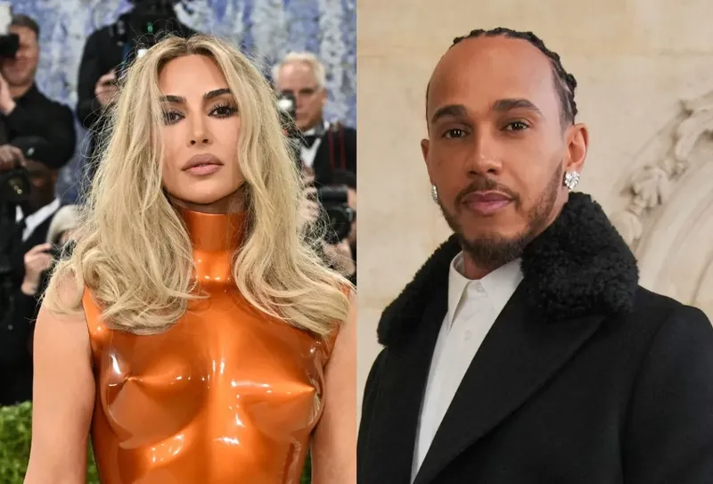 Kim Kardashian presume su relación con Lewis Hamilton en Instagram