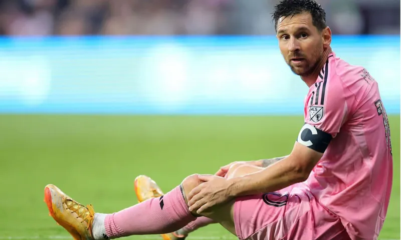 Messi se retira lesionado en el partido del Inter Miami