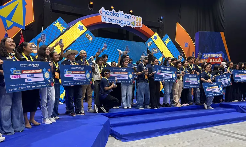 Hackathon Nicaragua premia el talento tecnológico de los jóvenes