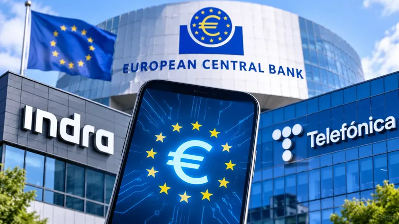 El Banco Central Europeo elige a Indra y Telefónica para preparar la llegada del euro digital