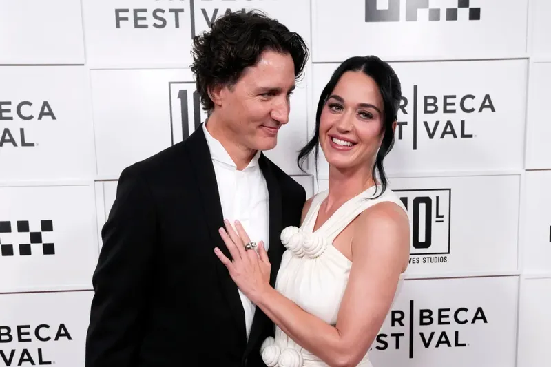 Katy Perry y Justin Trudeau hacen su debut oficial en la alfombra roja del Tribeca