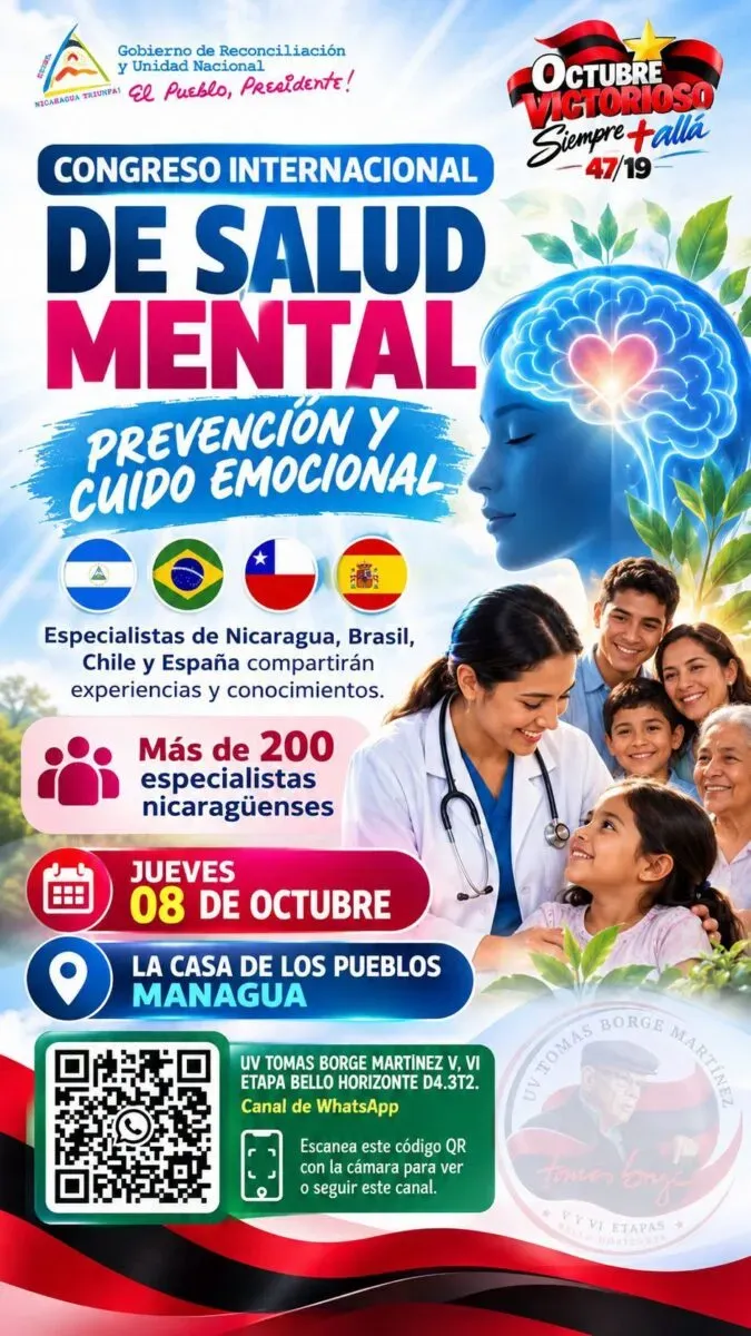 Managua reunirá a 200 especialistas en congreso de salud mental