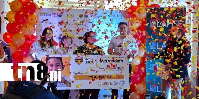 Más de C$ 4.3 millones para la niñez nicaragüense gracias al McDía Feliz 2026