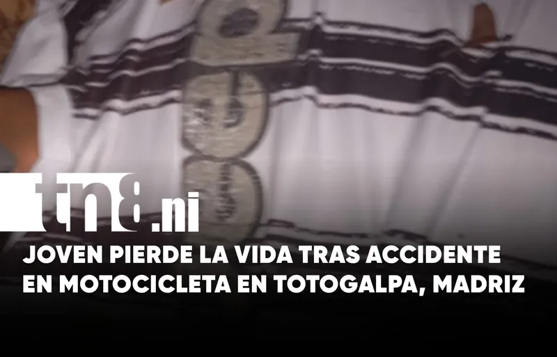 Triste hallazgo: Accidente de tránsito cobra la vida de un joven motociclista en Madriz