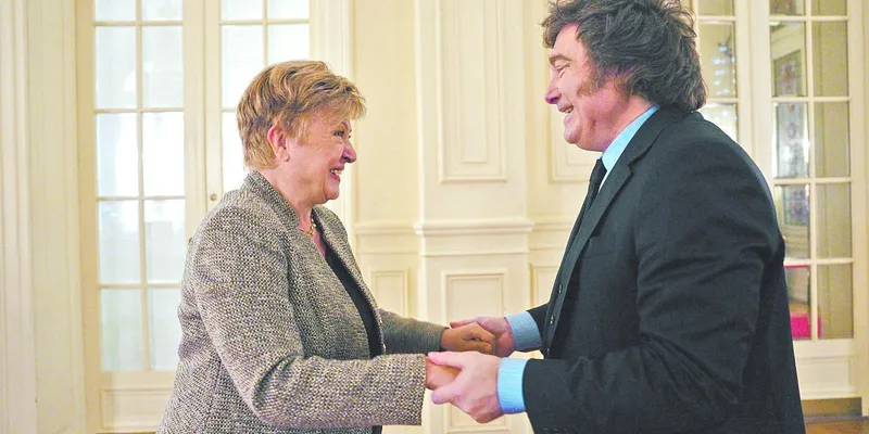 Georgieva respalda a Milei y destaca avances en economía argentina