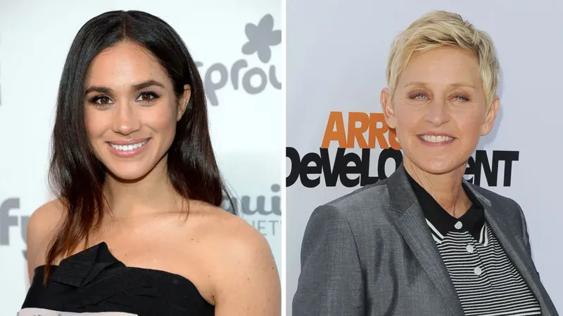 Meghan Markle fue captada en Reino Unido junto a Ellen DeGeneres