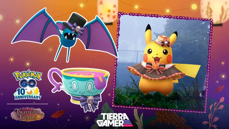Pokémon GO tendrá evento de Halloween 2026 en dos partes con nuevos disfraces