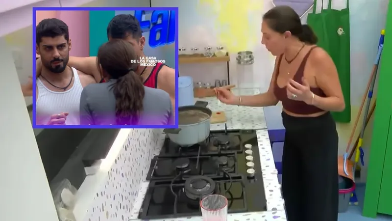Cynthia Klitbo reclama a Masad Altamimi por jitomates picados en La Casa de los Famosos