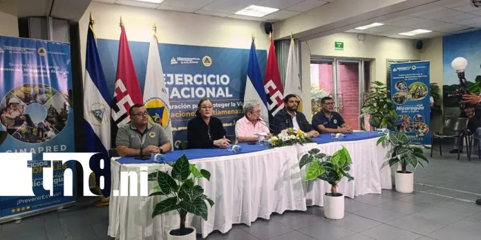 Sinapred: más de 2,2 millones de nicaragüenses participaron en el Segundo Ejercicio Nacional
