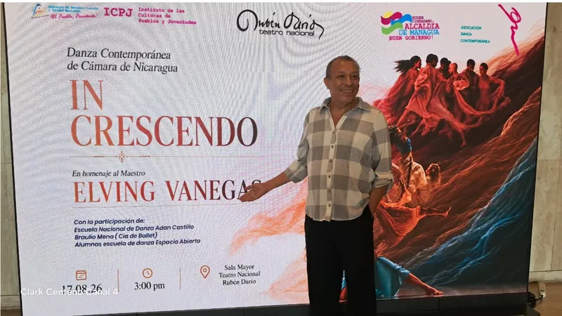 Maestro Elving Vanegas es homenajeado por su legado en la danza nicaragüense