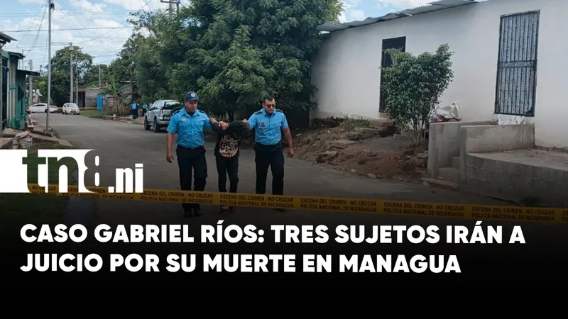Tres sujetos enfrentarán juicio por muerte a pedradas de un hombre en Managua