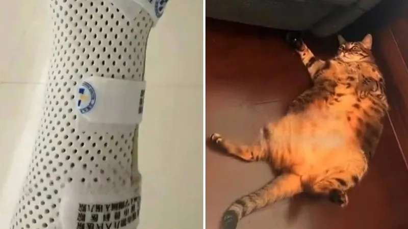 Gato le rompe la muñeca a su dueña mientras dormía (VIDEO)