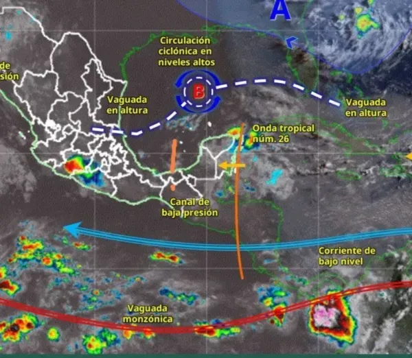 Onda tropical 28 traerá lluvias, calor y vientos fuertes en Nicaragua esta semana