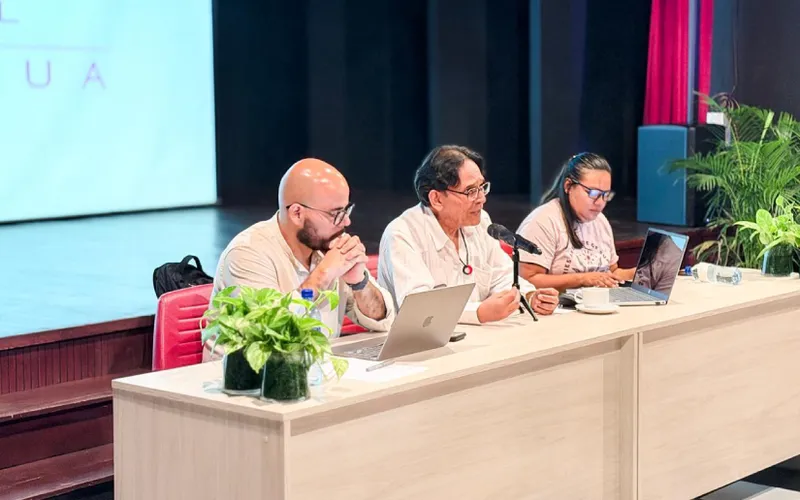 Compañero Jaime Hermida comparte con Comunicadores Sandinistas