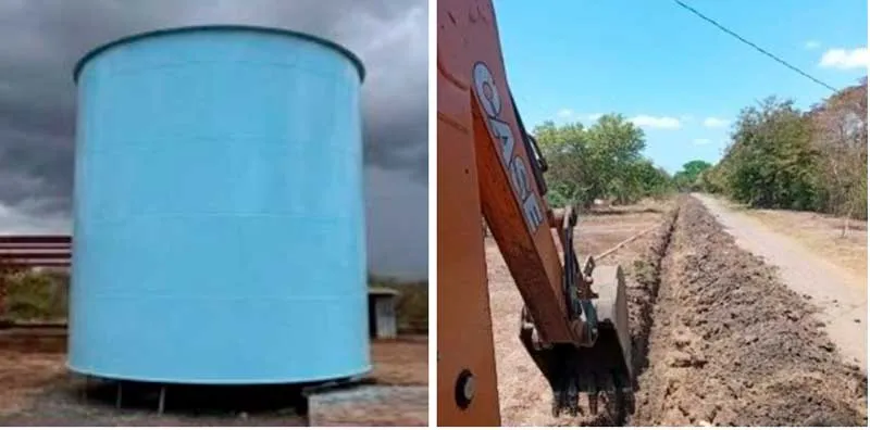 Proyecto de agua potable en El Piñuelar lleva un avance del 70%
