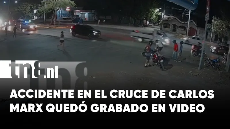 Exceso de velocidad provoca accidente de tránsito en el Cruce Carlos Marx