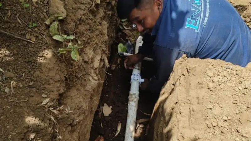 ENACAL amplía sistema de agua potable en comunidades de Nandasmo