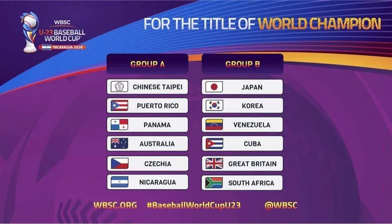 Nicaragua lista para ser sede de la Copa Mundial de béisbol en noviembre