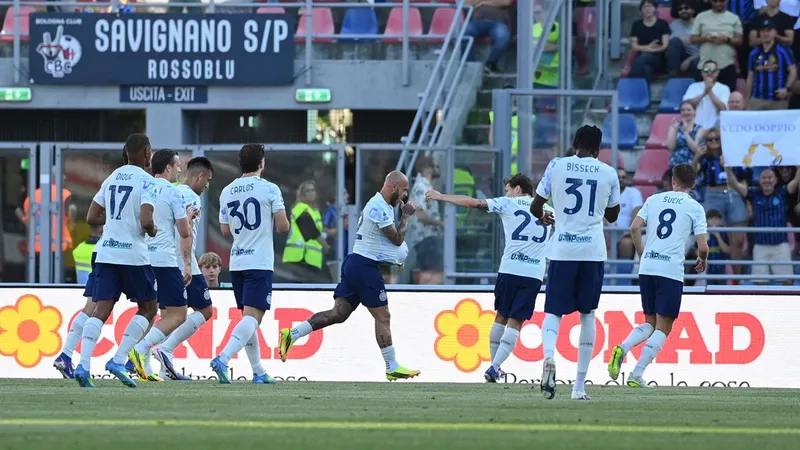 Inter rescató el empate en el último partido de la Serie A