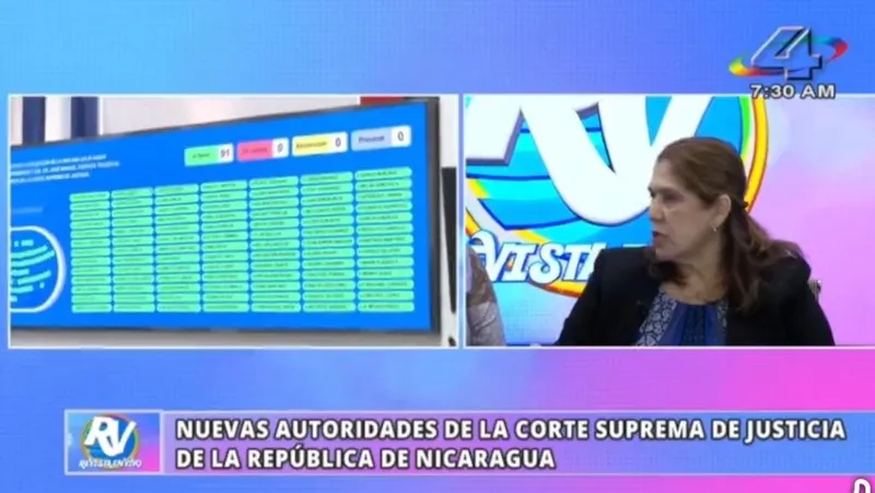 Dra. Ana Julia Guido destaca protagonismo de las mujeres en el sistema de justicia de Nicaragua
