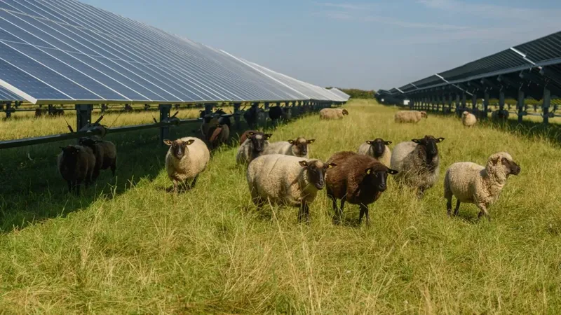 Un mecánico de maquinaria pesada dejó su trabajo por completo: hoy vive de pastorear casi 300 ovejas dentro de cinco plantas solares