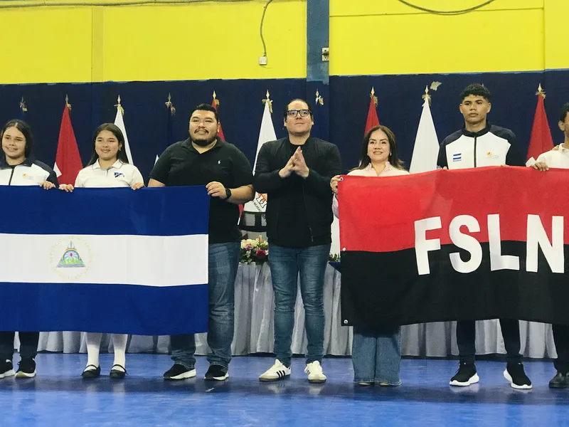 Delegación nicaragüense es abanderada para los juegos CODICADER