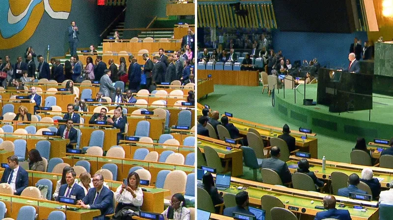 Netanyahu fue recibido con abucheos y rechazo en la ONU