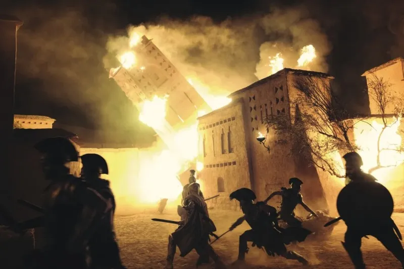 La escena más espectacular de 'La Odisea' fue un infierno logístico. Solo pudo rodarse después de inventar un dispositivo de lo más ingenioso: el Pyrahedron