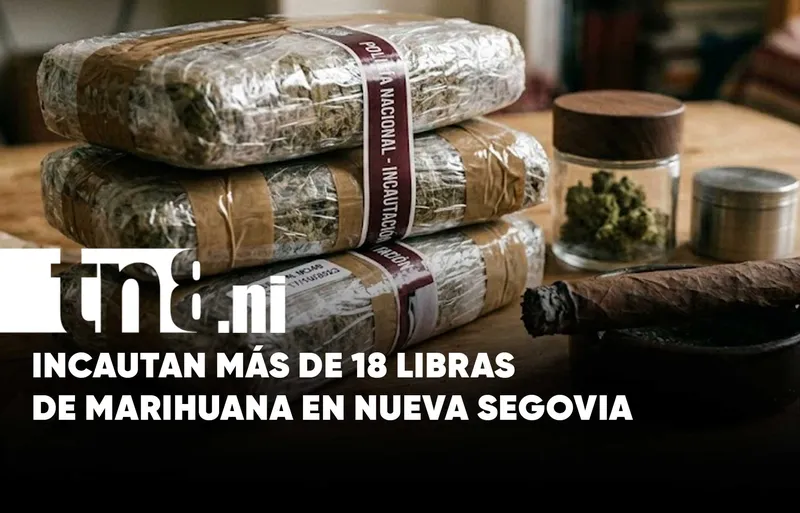 Lo agarran transportando 18 libras de marihuana en Nueva Segovia