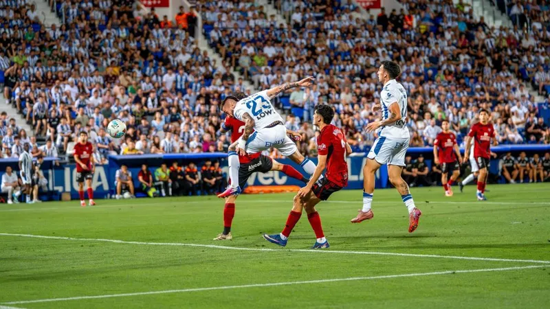 1-0: El Mirandés muere en la orilla en Butarque y consuma su descenso
