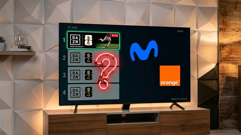 Hay cuatro canales de DAZN Mundial en Orange o Movistar, pero solo se usa uno: ¿para qué están el resto de canales?
