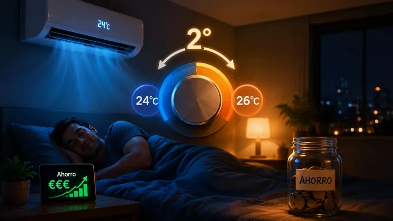 El ajuste de 2 grados que puede ahorrarte dinero cada noche con el aire acondicionado