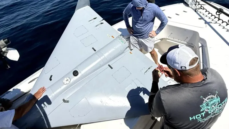 Unos pescadores salieron al mar en Florida y terminaron sacando un dron militar de EEUU. Era una copia del Shahed-136 iraní que el Pentágono convirtió en arma