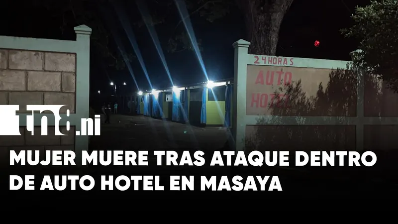 Mujer fallece tras sufrir heridas con arma blanca en auto hotel de la carretera...
