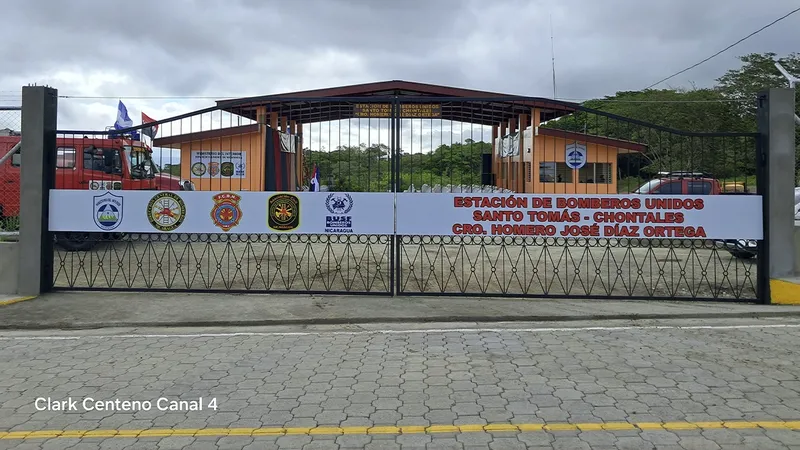 Nueva estación de Bomberos Unidos fortalece la atención de emergencias en Chontales