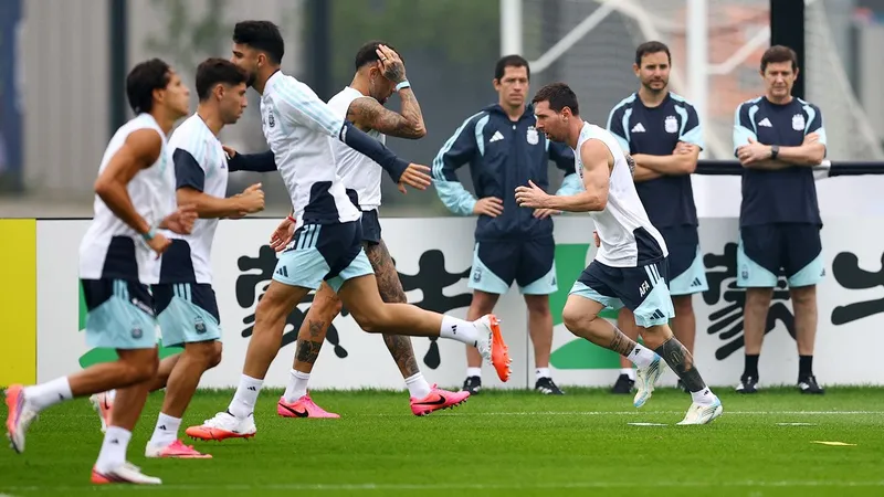 Con retraso, pero Argentina sí pudo entrenar previo a la final del Mundial 2026