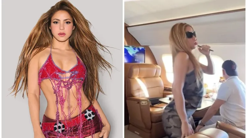 A miles de pies de altura, Shakira sigue ensayando para la inauguración del Mundial 2026