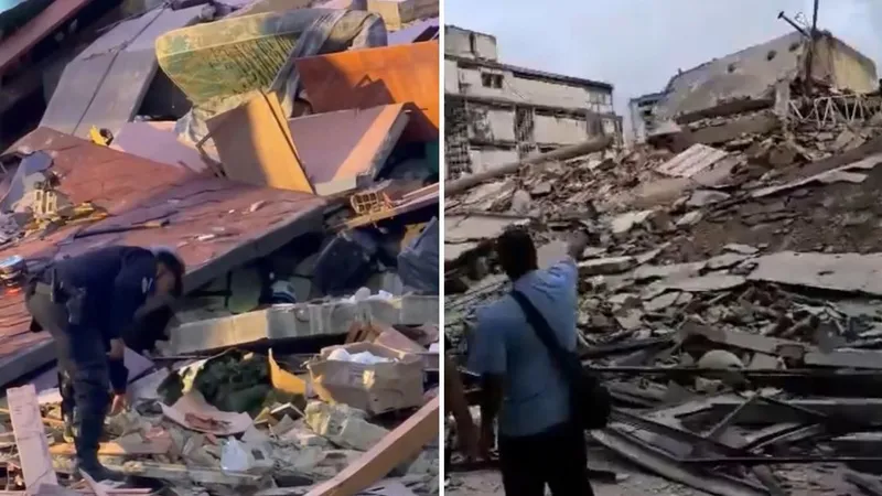 VIDEOS de devastadoras consecuencias del potente sismo que sacudió Venezuela