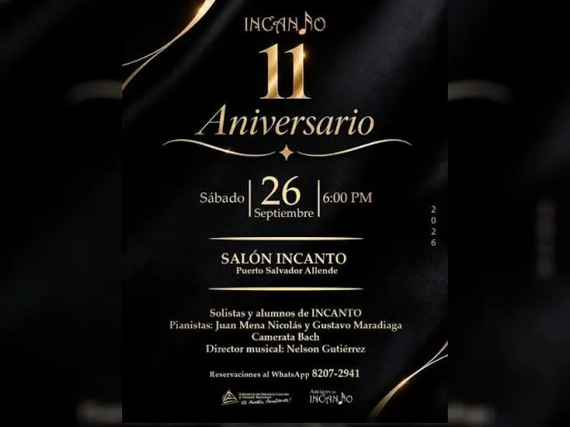 INCANTO Prepara Celebración Especial por sus 11 Años