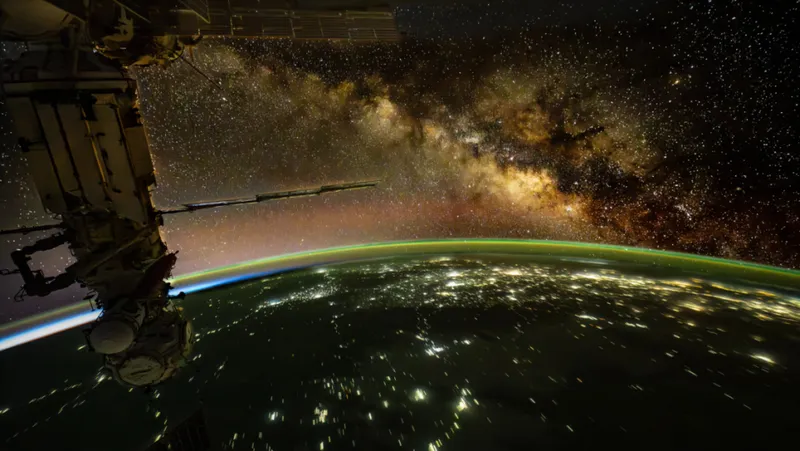La espectacular imagen de la Vía Láctea tomada por un astronauta de la NASA