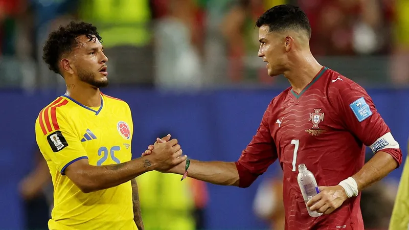 Colombia, el ganador moral contra un apático Portugal