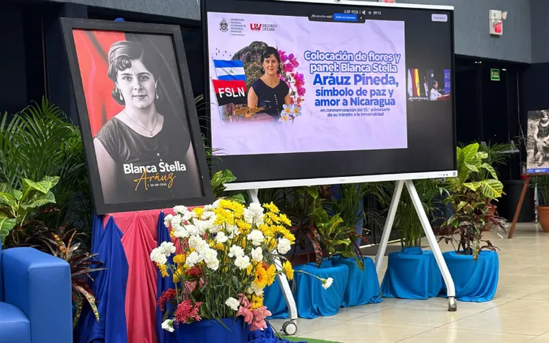 UNAN-Managua conmemoran el legado de la Heroína Nacional Blanca Aráuz