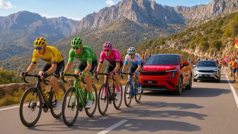 21 etapas, 4 países y 3.275 km: el Škoda Peaq y el Epiq ‘tan protagonistas’ en la Vuelta a España 2026 como el gran Tadej Pogačar