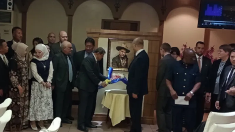 Embajada de Nicaragua en Corea rinde homenaje al General Augusto C. Sandino