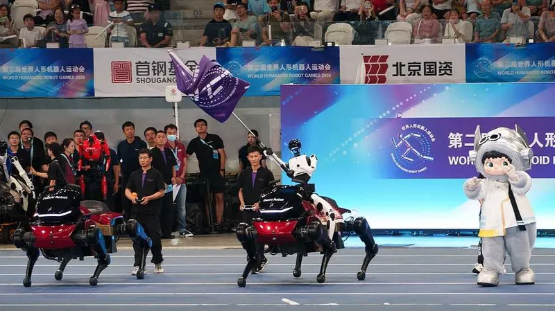 Más de 2.000 robots humanoides de 16 países compiten en Beijing