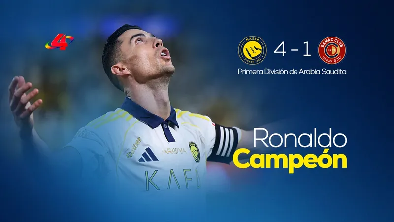 Cristiano Ronaldo devuelve la gloria al Al-Nassr y conquista la Liga Saudí